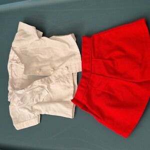 RETIRED American Girl Pleasant Company Molly Camp Uniform Shirt & Shorts